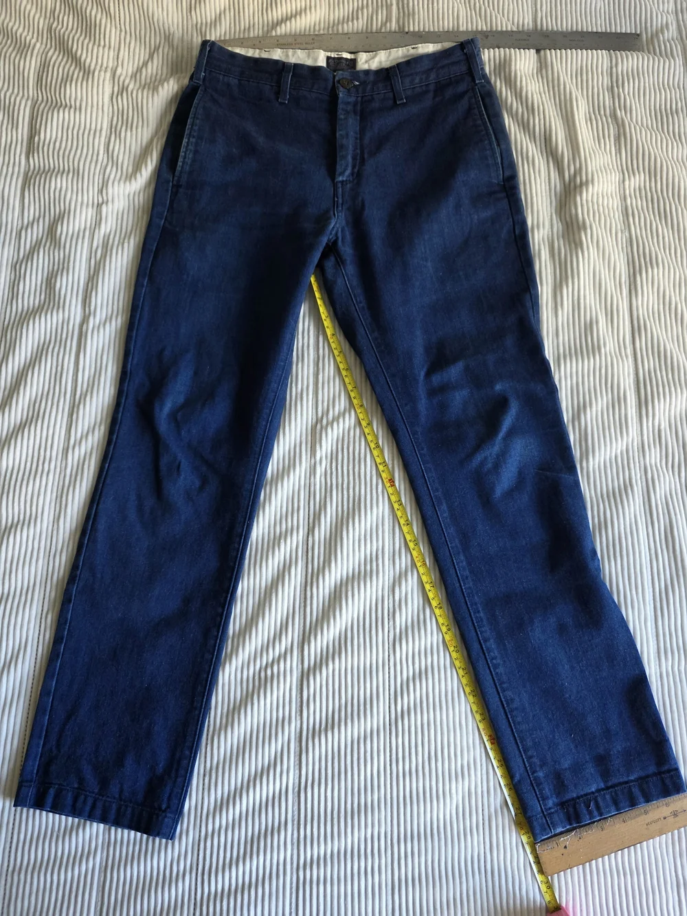 Levi's Strauss & Co Men's Navy Straight Jeans Chino Trouser